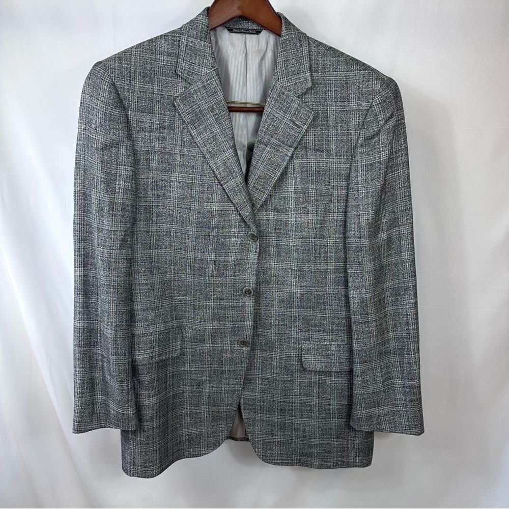 Jack Victor Grey Plaid Sport Coat